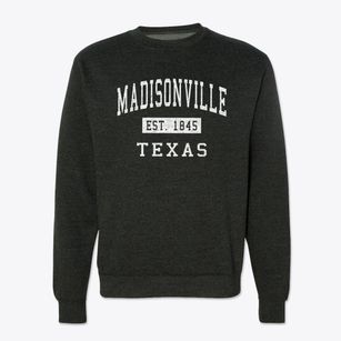Madisonville Texas Classic Established Crewneck Sweatshirt