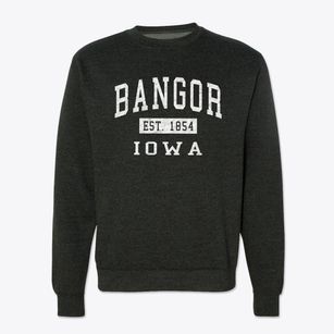 Bangor Iowa Classic Established Crewneck Sweatshirt