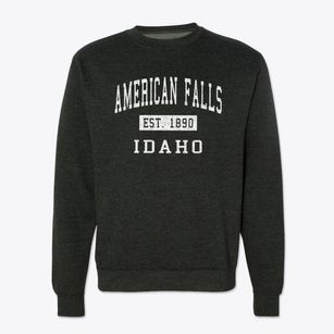 American Falls Idaho Classic Established Crewneck Sweatshirt