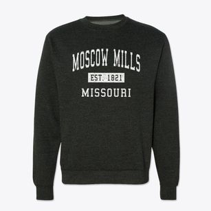 Moscow Mills Missouri Classic Established Crewneck Sweatshirt