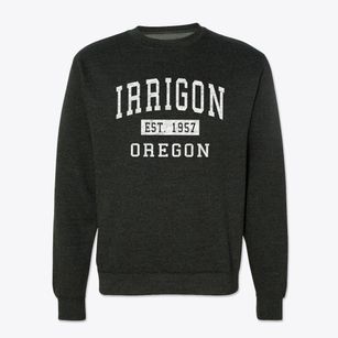 Irrigon Oregon Classic Established Crewneck Sweatshirt