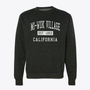 Mi-wuk Village California Classic Established Crewneck Sweatshirt
