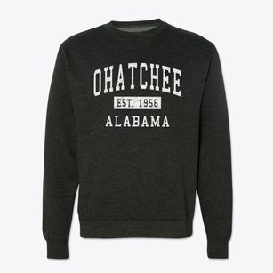 Ohatchee Alabama Classic Established Crewneck Sweatshirt
