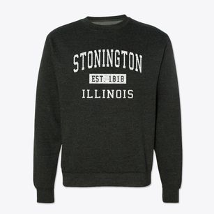 Stonington Illinois Classic Established Crewneck Sweatshirt