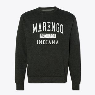 Marengo Indiana Classic Established Crewneck Sweatshirt