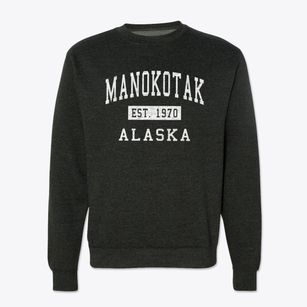 Manokotak Alaska Classic Established Crewneck Sweatshirt