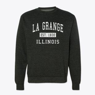 La Grange Illinois Classic Established Crewneck Sweatshirt