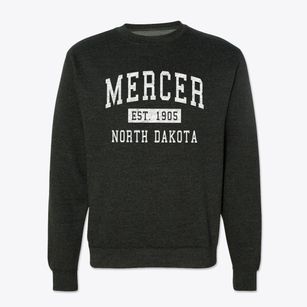 Mercer North Dakota Classic Established Crewneck Sweatshirt