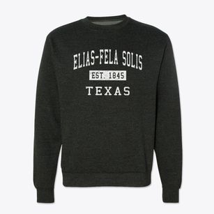 Elias-fela Solis Texas Classic Established Crewneck Sweatshirt