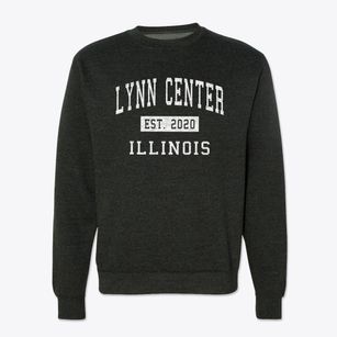 Lynn Center Illinois Classic Established Crewneck Sweatshirt