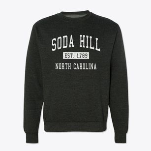 Soda Hill North Carolina Classic Established Crewneck Sweatshirt