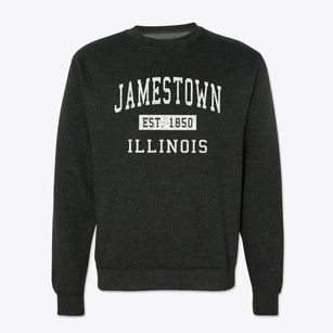 Jamestown Illinois Classic Established Crewneck Sweatshirt