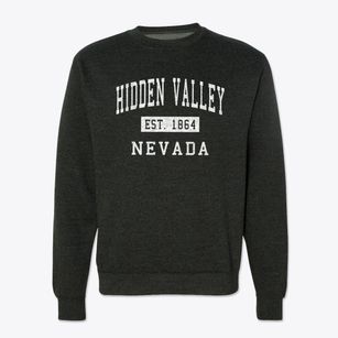 Hidden Valley Nevada Classic Established Crewneck Sweatshirt