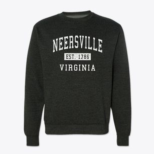 Neersville Virginia Classic Established Crewneck Sweatshirt