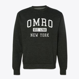 Omro New York Classic Established Crewneck Sweatshirt