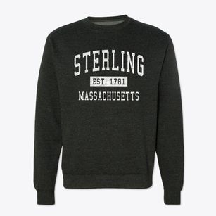 Sterling Massachusetts Classic Established Crewneck Sweatshirt
