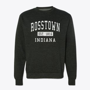 Rosstown Indiana Classic Established Crewneck Sweatshirt