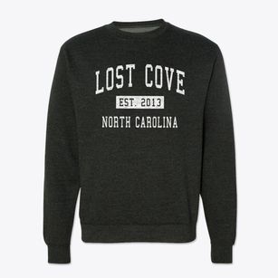 Lost Cove North Carolina Classic Established Crewneck Sweatshirt