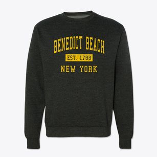 Benedict Beach New York Classic Established Crewneck Sweatshirt