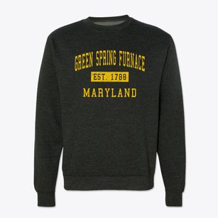 Green Spring Furnace Maryland Classic Established Crewneck Sweatshirt