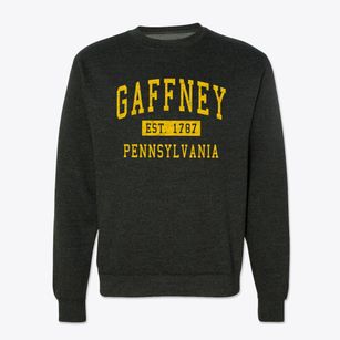 Gaffney Pennsylvania Classic Established Crewneck Sweatshirt