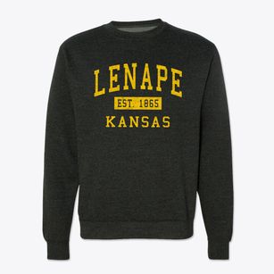 Lenape Kansas Classic Established Crewneck Sweatshirt