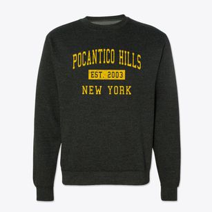Pocantico Hills New York Classic Established Crewneck Sweatshirt