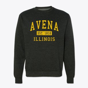 Avena Illinois Classic Established Crewneck Sweatshirt