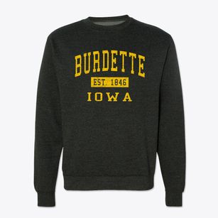 Burdette Iowa Classic Established Crewneck Sweatshirt
