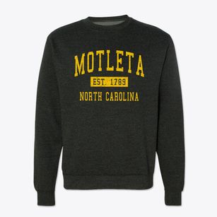 Motleta North Carolina Classic Established Crewneck Sweatshirt