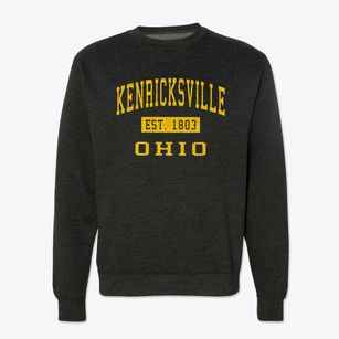 Kenricksville Ohio Classic Established Crewneck Sweatshirt