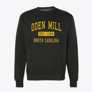 Oden Mill North Carolina Classic Established Crewneck Sweatshirt