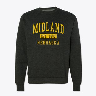 Midland Nebraska Classic Established Crewneck Sweatshirt