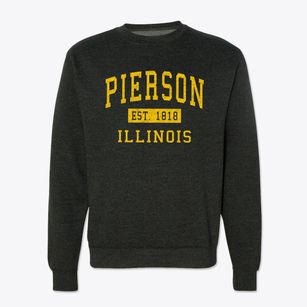 Pierson Illinois Classic Established Crewneck Sweatshirt