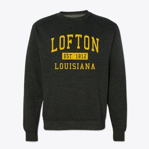 Lofton Louisiana Classic Established Crewneck Sweatshirt