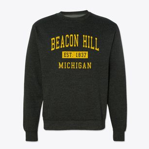 Beacon Hill Michigan Classic Established Crewneck Sweatshirt