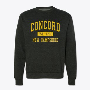 Concord New Hampshire Classic Established Crewneck Sweatshirt