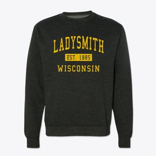 Ladysmith Wisconsin Classic Established Crewneck Sweatshirt