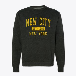 New City New York Classic Established Crewneck Sweatshirt