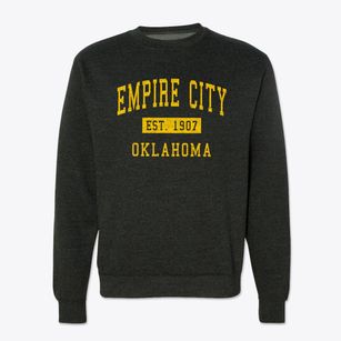 Empire City Oklahoma Classic Established Crewneck Sweatshirt
