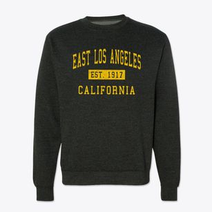 East Los Angeles California Classic Established Crewneck Sweatshirt