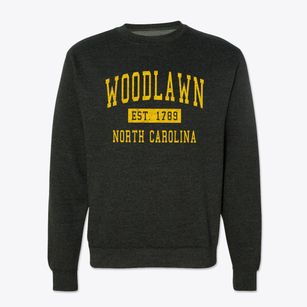Woodlawn North Carolina Classic Established Crewneck Sweatshirt