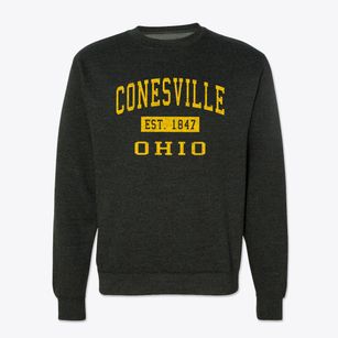 Conesville Ohio Classic Established Crewneck Sweatshirt