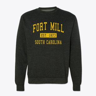 Fort Mill South Carolina Classic Established Crewneck Sweatshirt