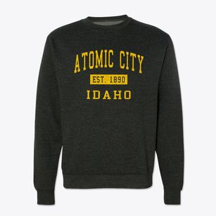 Atomic City Idaho Classic Established Crewneck Sweatshirt