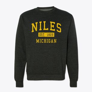 Niles Michigan Classic Established Crewneck Sweatshirt