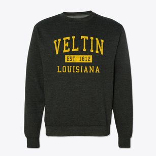 Veltin Louisiana Classic Established Crewneck Sweatshirt