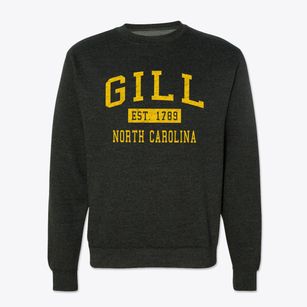 Gill North Carolina Classic Established Crewneck Sweatshirt
