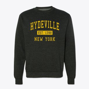 Hydeville New York Classic Established Crewneck Sweatshirt