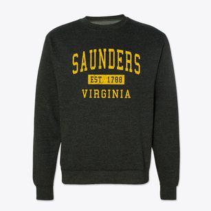 Saunders Virginia Classic Established Crewneck Sweatshirt